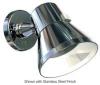 Baltic, Brushed Stainless Steel, 1 x 1W Warm White LED, IP40''