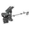 Scotty 1117 Big Water Propack 60'' Telescoping Electric Downrigger w/ Dual Rod Holder and Swivel Base