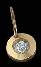 Brass Magnifier Chart Weight & Pen Set