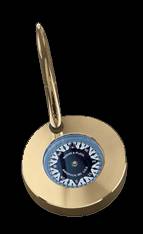 Brass Compass Chart Weight & Pen Set