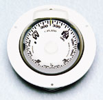 Merkur SR High Speed Dampened Compass ''WHITE'', Horizontal, Flush Mount