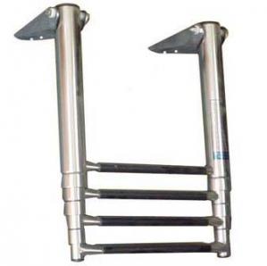 Telescoping Drop Ladders - 4 Step, 304 SS