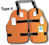 Type V personal flotation device