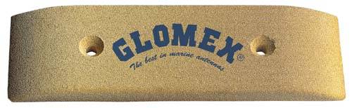 Glomex Ground Plate, Rectangular, 8x2.5x.5'' (205x64x13mm), Bronze, Fasteners Included