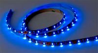 Flexible LED Strip Tape, Standard Output, 24V, Blue, 4' w/ Wire Leads, IP65''