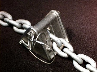 Stainless Steel Chain Stopper w/ lanyard for 1/4-3/8'' chain