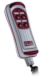Quick 4-Function Hand Held Remote Control w/ 7' Spiral Cord & LED Lamp