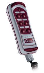 Quick 6-Function Hand Held Remote Control w/ 7' Spiral Cord & LED Lamp