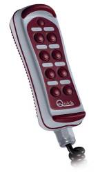 Quick 8-Function Hand Held Remote Control w/ 7' Spiral Cord & LED Lamp