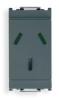 Vimar Idea Outlet, Argentinian, 2P+E, 10A/250V, SICURY, Grey