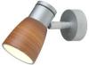 Munich, Matte Chrome w/ Brown Glass Shade, Built-in Dimmer, 3 x 1W Warm White LEDs, 11-30VDC