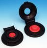 Low Amperage Deck Switch w/ Black Cover, Red Boot (Up)