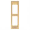 Vimar Idea Square Cover Plate, Die-Cast Metal, Polished Gold, 2 Modules