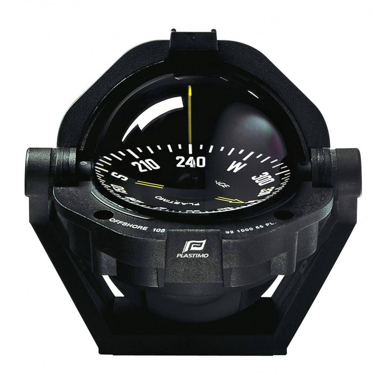 Plastimo Offshore 135 Compass Black Flat Card