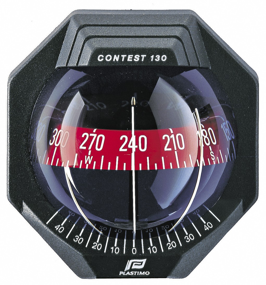 Plastimo Contest 130 Compass Black Red Card 10-25°