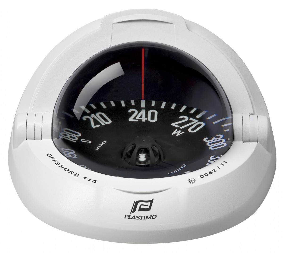 Plastimo Offshore 115 Compass - Black Conical Card