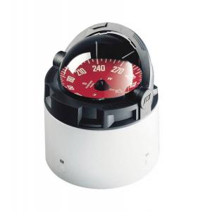 Plastimo Olympic 135 Compass - Black, Red Card, w/ White ABS Binnacle