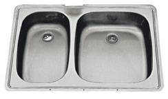 Double Stainless Steel Sinks