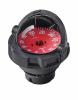 Plastimo Olympic 135 Compass - Black, Red Card, Flush Mount
