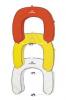 Plastimo Spare Cover For Horseshoe Buoy Orange