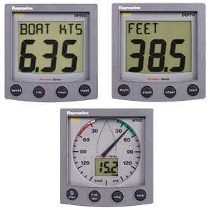 Raymarine ST60 Plus Sail Package w/ Speed, Depth & Wind Instruments at