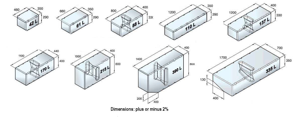 Vetus Multi-Purpose Rigid Tanks