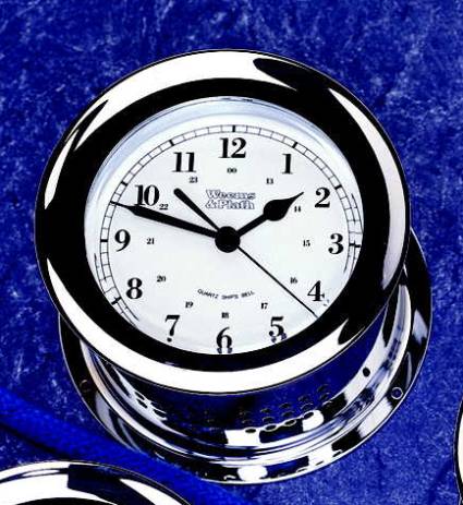 Chrome Plated Atlantis Quartz Clock